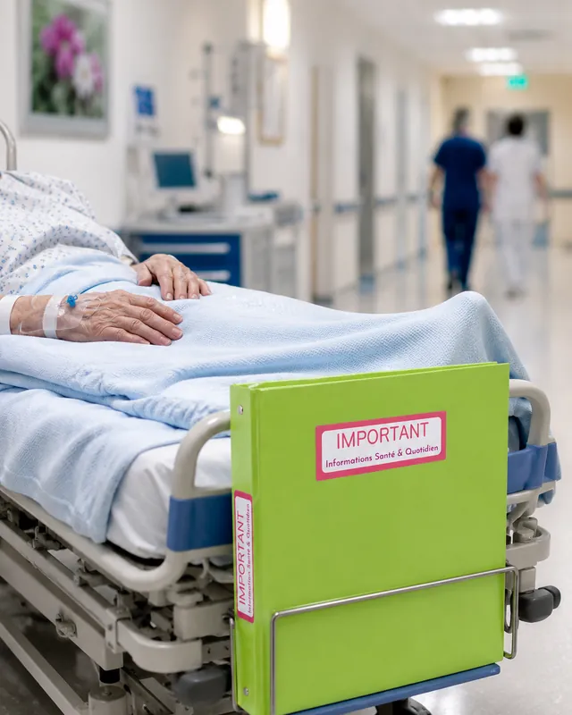 Le classeur lors d'une hospitalisation